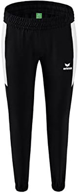 Erima Damen Team Basic Präsentationshose, schwarz/weiß, 38