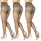 BANANALU Bauch Bein Po Strumpfhose 20 Den figurformende Miederhose mit shaping Effekt Slim 20 Shade L / 3er Set