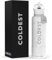 Coldest Botella de agua deportiva con tapa con pajilla, termo de acero inoxidable aislado al vacío, reutilizable, a prueba de fugas, para gimnasio deportivo (40 onzas, mármol Carrara)