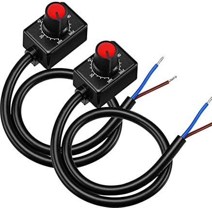 Abledance DC 0/1-10V Knob LED Dimmer, Low Passive Dimmer PWM Dimming for 0-10V or 1-10V Dimmable Electronic LED Driver