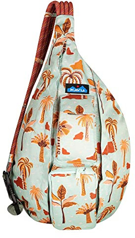 KAVU Rope Sling - Kompakte leichte Umhängetasche - Vintage Palm