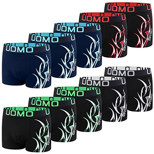 L&K 10er Pack Herren Boxershorts Men Retroshorts mit tollem Muster Sommer 2022 Baumwolle 1105 4XL