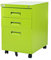 Jet-Line® | Büro Rollcontainer | Metall | 3 Schubladen | Hängeregister | abschließbar | Aktenschrank | Büromöbel | Homeoffice | Büroschrank | Grün