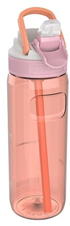 Kambukka Gourde avec paille - Modèle LAGOON MANGO TANGO - 750 ml - Imperméable - Résistante aux taches et aux odeurs - Durable et résistante aux chocs - Passe au lave-vaisselle - Gourde avec paille