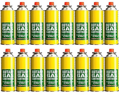 Vivo Technologies 16×Universal Butane Gas Can Bottle Canister BBQ Portable Stove Cookers Cooker Grill Weed Burner Blow Torch