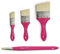 MissPompadour 4er Pinselset für Wandfarbe, Kreidefarbe, Holzfarbe, Möbelfarbe - Malerset mit 4 Pinseln für Lack, Lasur, Acrylfarbe - Pinsel Set Malerpinsel, Borstenpinsel 12mm, 25mm, 50mm, 75mm