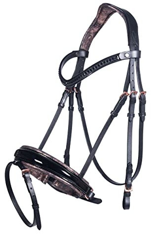 HKM Sofia Trense Schwarz/Rosegold Pony