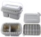 Vctitil Color Palette Pigment Box And Pen Washing Bucket 3 In 1 Art Supplies Set Paint Brush Organizers Paint Palette Box Brush Cleaner with Wash Tank