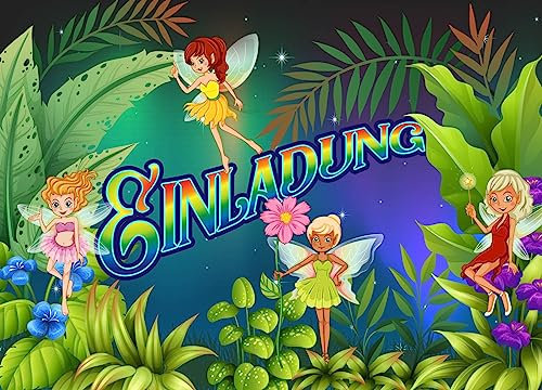 Edition Colibri 10 Elfen und Feen-Zauber-Einladungen: Geburtstagseinladungen Kinder mit Fee, lustige, magische Einladungskarten zum Geburtstag, Mädchen/Jungen, 10-er Set, (11137DE)