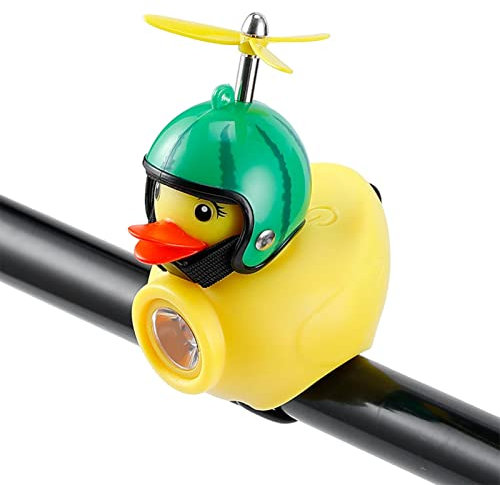 Duck Fahrradklingel mit Licht | Lenker-Fahrradhupen für Kinder und Enten-Autoverzierungen,Fahrradzubehör Praktisches Licht mit einfacher Installation Itrimaka
