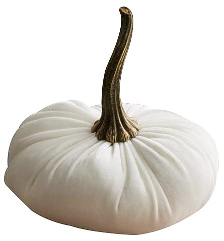 BYNYXI Halloween Kürbis Dekokissen, 20cm Gefüllte Kürbis Kissen Samt Künstlich Herbst Thema Flauschig Zierkürbisse Weiche Sitzkissen Überwurfkissen Sofa Couch für Erntedankfest Party,11cm/15cm/20cm
