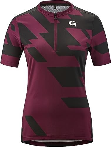Gonso Besagno Kurzarm Fahrradshirt mit 1/2 Reißverschluss Damen lila
