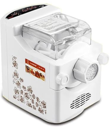 Electric Pasta Maker Machine, Automatic Pasta Maker, Electric Noodle Machine, Pressing Machine, Vegetable Dumplings Leather 180W Dough Roller Machine, for Spaghetti Fettuccine Penne Lasagna Wide