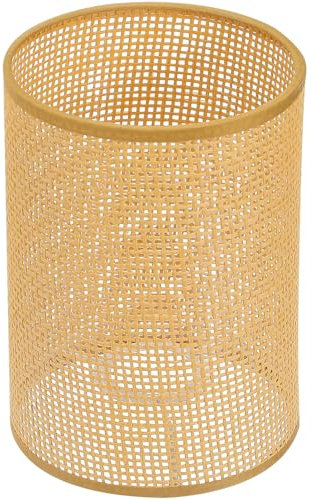 UKCOCO Abat-jour haut: abat-jour en tissage de vigne, 14 cm de haut x 20 cm de bas, petit abats-jour de remplacement pour lampe de table, lampadaire, suspension murale, culot E27/E14
