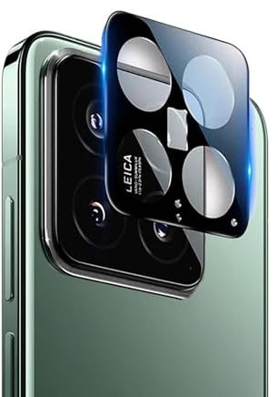 SEIAIYG Protection Camera Objectif pour Xiaomi 14, [3 Pièces] Ultra HD 9H Dureté Verre Trempé Résistant Aux Rayures Caméra Arrière Protecteur