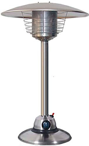 SilteDTTabletop Gas Patio SilteD, 13,000 BTU Quemador doméstico portátil de acero inoxidable para exteriores, botella de gas propano o butano de bajo consumo, para cenador, jardín, camping-A