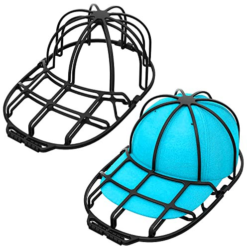 Cap Washer für Baseballmützen, 2 Stück Cap Waschmaschinen Form, Cap Washer für Baseballkappen, Cap Waschen, Basecap Kappen Waschgestell, Hat Washer für Erwachsene und Kinder Basecap