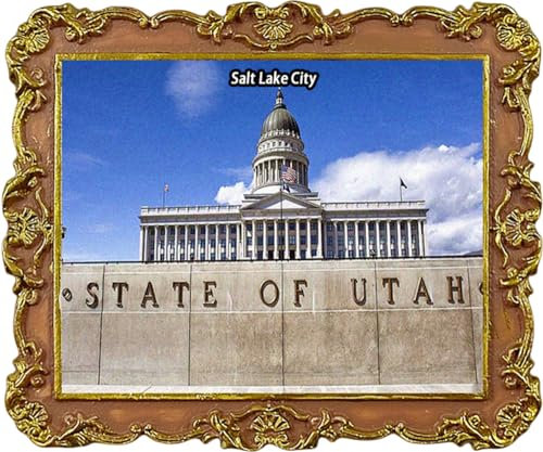 Salt Lake City Utah America Kühlschrankmagnete, Touristen-Souvenir, Kühlschrankmagnet, Kühlschrankdekoration, Magnet