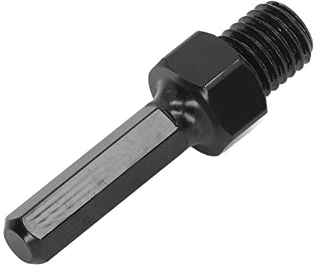 Hex Shank Connection Converter, Electric Drill Conversion Connecting Rod Alloy Steel Adapter Angle Grinder to Electric Drill Connecting Conversion Rod (M14)