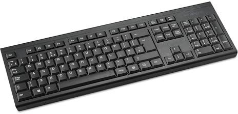 Kensington KB150 EQ Wireless Keyboard, QWERTY, Compatible with Windows and MacOS, Full-Size and Spill-Proof Design, Composed of 55% Post-Consumer Recycled Content* (K75561UK)