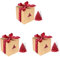 IMIKEYA 3 Stk Weihnachtsbaumkerzen weihnachtsgeschenke weihnachts präsente candles Aromakerze weihnachtliche Duftkerze Wohnzimmerdekor handgefertigte Wachskerze -Wachs-Material rot
