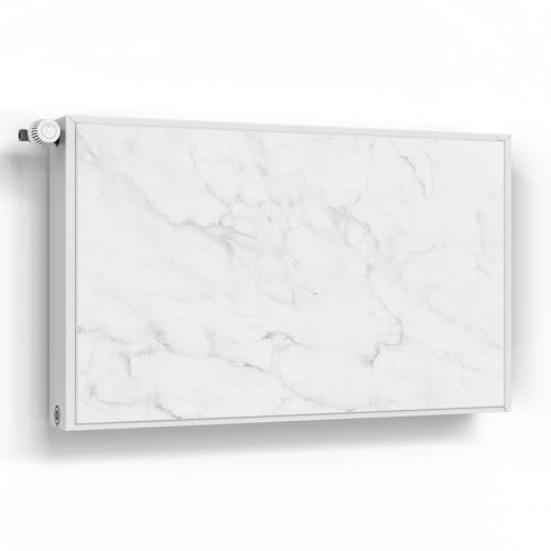 DEQORI Magnetfolie für Heizung 100x60 cm | Motiv Marmorplatte im Detail | dekorative Magnetmatte Heizkörper Schutz Verkleidung | Magnet Deko-Folie selbstklebend, magnetisch & wasserabweisend