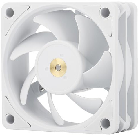 Thermalright TL-B6W Ventilador de CPU Ventilador de Escritorio Ventilador PC 3200RPM Ventilador Pequeño Ventilador Ventilador de refrigeración Carcasa para Computadora (60mm Blanco)
