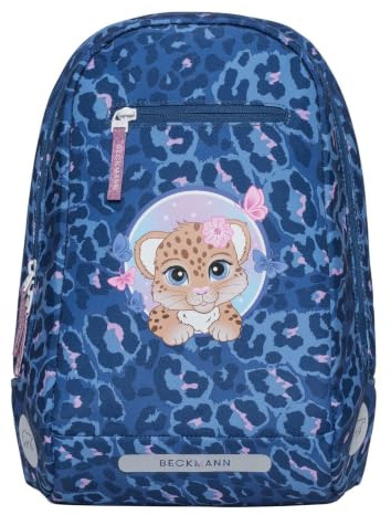 Beckmann Rucksack Freizeitrucksack Gym/Tursekk 12L Cheetah blau