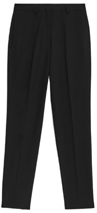 Marks & Spencer Pantalon Extensible Coupe Slim Longueur Cheville Noir UK 12 (EU 40)