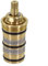 Thermostatic Valve Core,Brass Replacement Thermostatic Cartridge Shower Mixer Valve Bar Repair Kit, Used with Built-in Thermostats and Stick-Type Thermostats