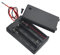 MOONBUY 1 PCS 3 X AAA 1.5v Battery Holder Case Plastic Box cover with Switch Two Wire Leads