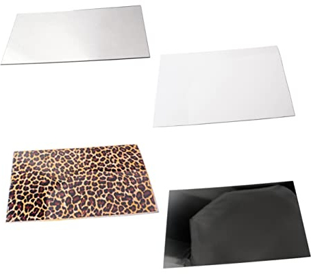BESPORTBLE Selbstklebendes Schwarzes 3-lagiges Schlagbrettmaterial aus Acryl und Pvc für Akustikgitarren Verschleißfestes Gitarren Schlagbrett für Effektiven Schutz