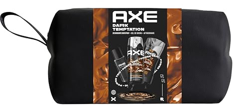 Axe Trio Dark Temptation Kosmetiktasche für Herren Hygiene und Körperpflege