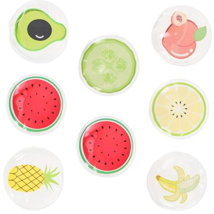 CIYODO 8 Stück Teiliges Wiederverwendbare PVC Gel Eye Cooling Patches für Augenpflege Kühlende Eisbeutel gegen Schwellungen Dunkle Ringe und Augenmüdigkeit für Sommer und Alltag