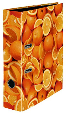 Original Falken 6er Pack Motiv-Ordner sortiert. Made in Germany. 8 cm breit DIN A4 verschiedene Motive Ringordner Aktenordner Briefordner Büroordner Plastikordner Motivordner