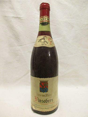 vinsobres cave du prieuré rouge 1974 - rhône france