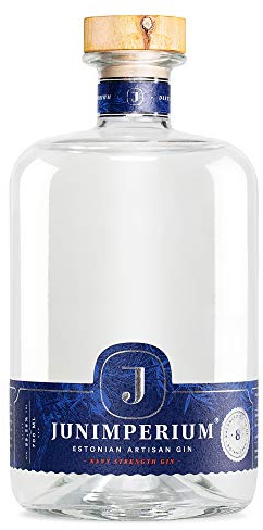 Junimperium Navy Strength Gin 59,26% vol. (1 x 0,7 l) | Artisan Gin aus Estland mit 4 Wacholderarten und sorgfältig ausgewählten Botanicals