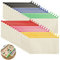 SENENQU 30 Stück DIY Blanko Stoffbeutel Mit Reißverschluss Bunt, 12 × 21cm Klein Stoffbeutel Zum Bemalen, Kosmetiktasche zum Bemalen, Stoff Federmäppchen, Tasche Zum Bemalen Kinder