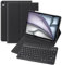 Bettdow Tastatur Hülle für iPad Air 6.Gen M2 2024 11/ iPad Air 5.Gen 2022/Air 4.Gen 2020, Deutsch QWERTZ Layout Magnetisch Abnehmbarer Tastatur mit Hülle für iPad Air 10,9/ iPad Air 6 11, Schwarz