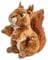 Uni-Toys - Eichhörnchen, sitzend - 17 cm (Höhe) - Plüsch-Hörnchen - Plüschtier, Kuscheltier