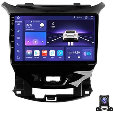 Android 12 Autoradio 2 Din Radio Für Chevrolet Cruze 2 2015~2020, 9 Zoll Android Mit Navi Stereo Auto Bluetooth Doppel Din Radio Mit Rückfahrkamera FM Radio Carplay/Auto,8 core m400s 4g+64g
