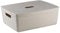 IDEA HOME Plastic Storage Box with Lid - Storage Boxes - Storage Organiser - Really Useful Boxes for Storing Various Items in the Living Room, Bedroom or Bathroom, 19L