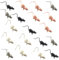 SUPVOX Faux Rat Pièces Halloween Réaliste Mini Souris Farce Jouets en Plastique Modèle De Rats Effrayants Petites Figurines De Souris Simulées Farce Blague Accessoire pour Fête
