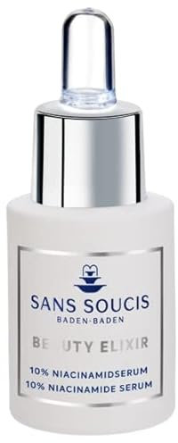 Sans Soucis Beauty Elixir 10% Niacinamid-Serum A 15 ml - Panthenol, Laktosefrei, Glutenfrei, Silikonfrei, Mineralölfrei, Parabenfrei, Thermalswasser aus Baden-Baden