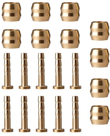 10 sets Olive et raccord pour frein hydraulique vélo, compatible BH90, kit de réparation durite frein à disque, insert connecteur et pièces de rechange pour systèmes