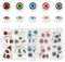 PandaHall 100pcs Handwerk Plastikaugen, 12mm gefüllte Augen Halloween Augäpfel Realistische menschliche Augen Augäpfel Bär Augen Augen für Halloween Party Dekor Kunst Skulpturen Requisiten Puppen