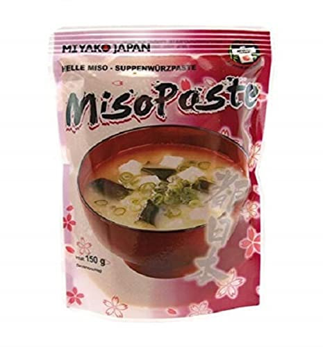 Miyako Japan Miso Paste Suppenwürzpaste Hell, 150 g