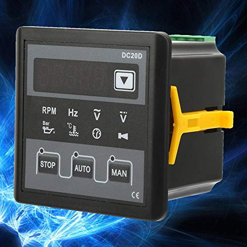 Generator Controller Modul DC20D Generator Controller Bedienfeld Automatik Steuermodul für Dieselgenerator,Dynamo