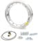 Pinasco Cerchio TUBELESS 3.50.10 in Alluminio Grigio SCOMPONIBILE Piaggio Vespa PX 125 150 200 Art. 25472001