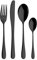 Prima Collection, Set da 24 Posate Serie Dream, Acciaio Inox, Colore: Nero, con Scatola Regalo (6 persone)